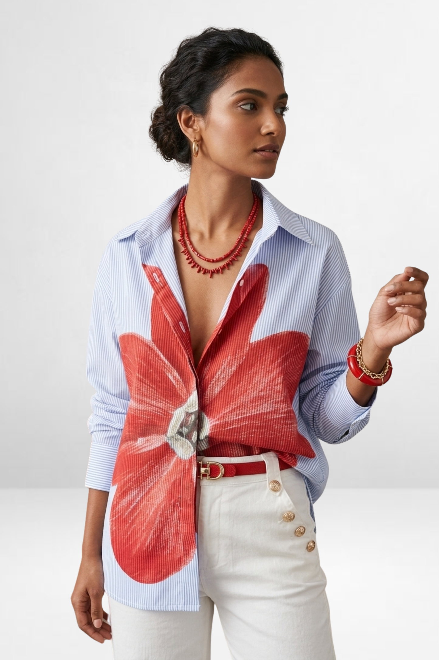 Statement Flower Shirt