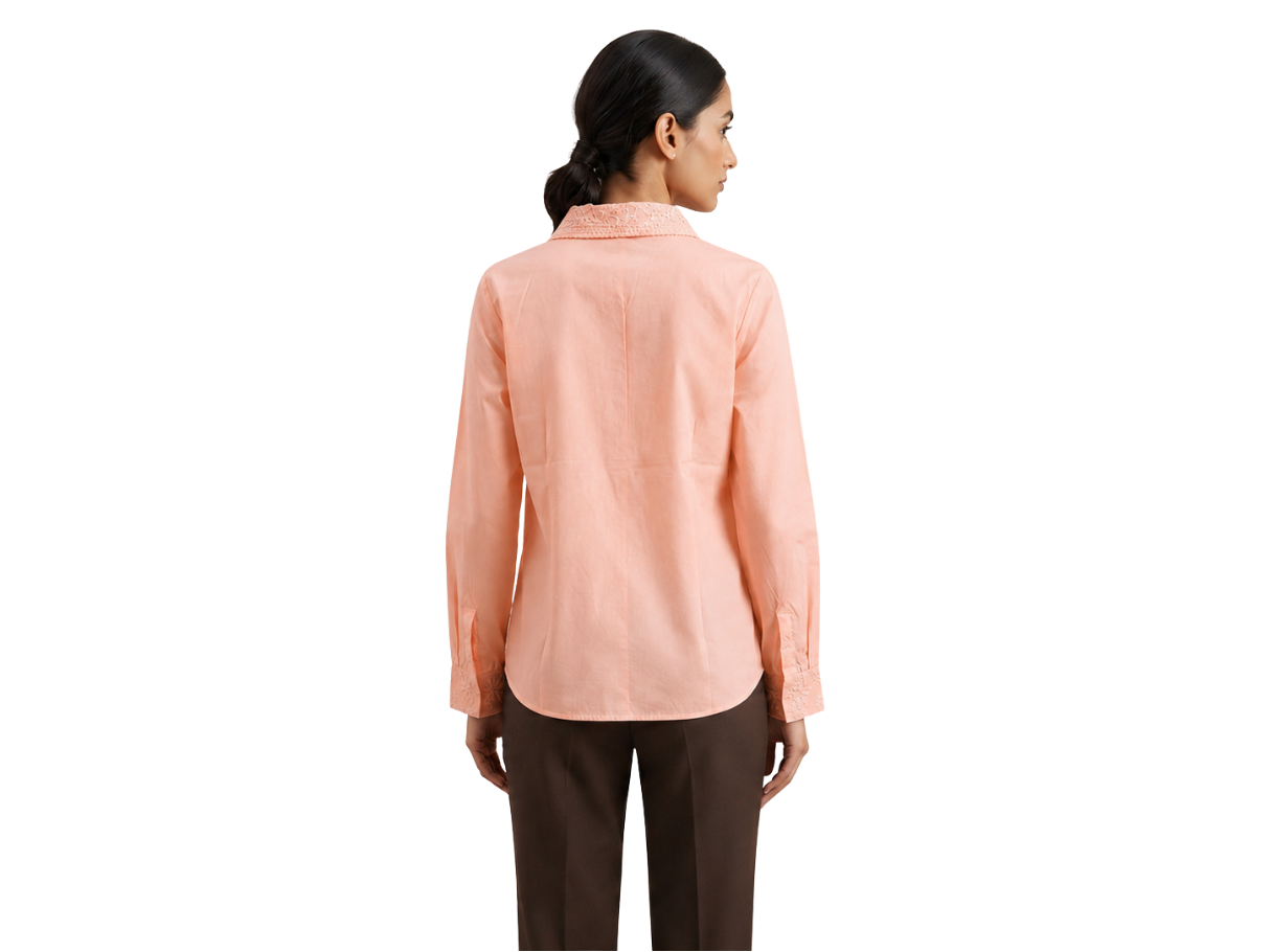 Lace Embroidered Shirt