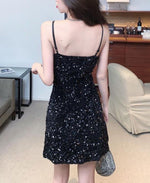 Load image into Gallery viewer, Back Sequined Bodycon Mini Dress
