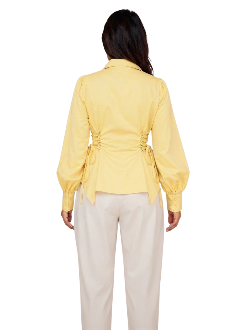 Waist Tie-Up Shirt