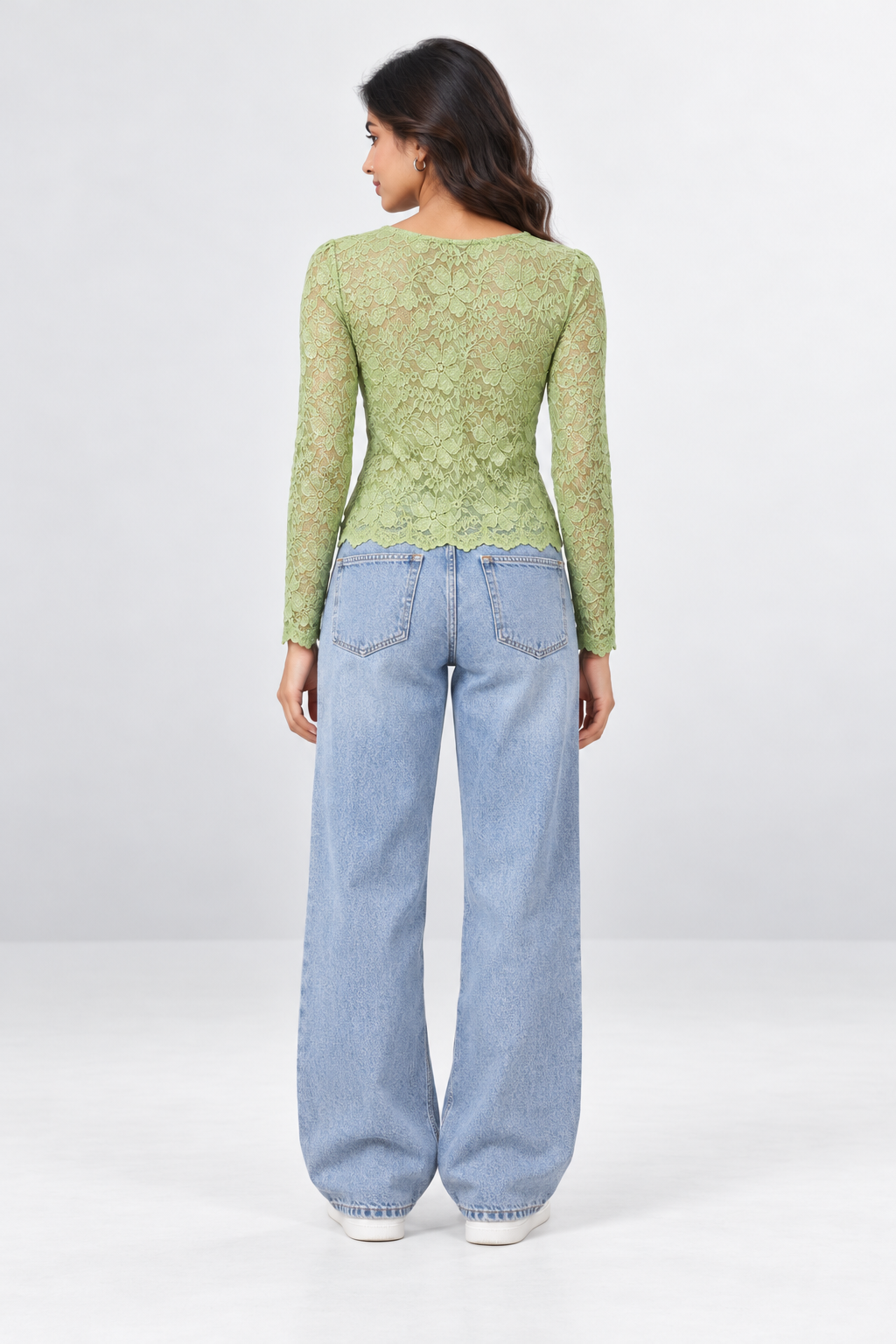 Lace Bloom Bling Top