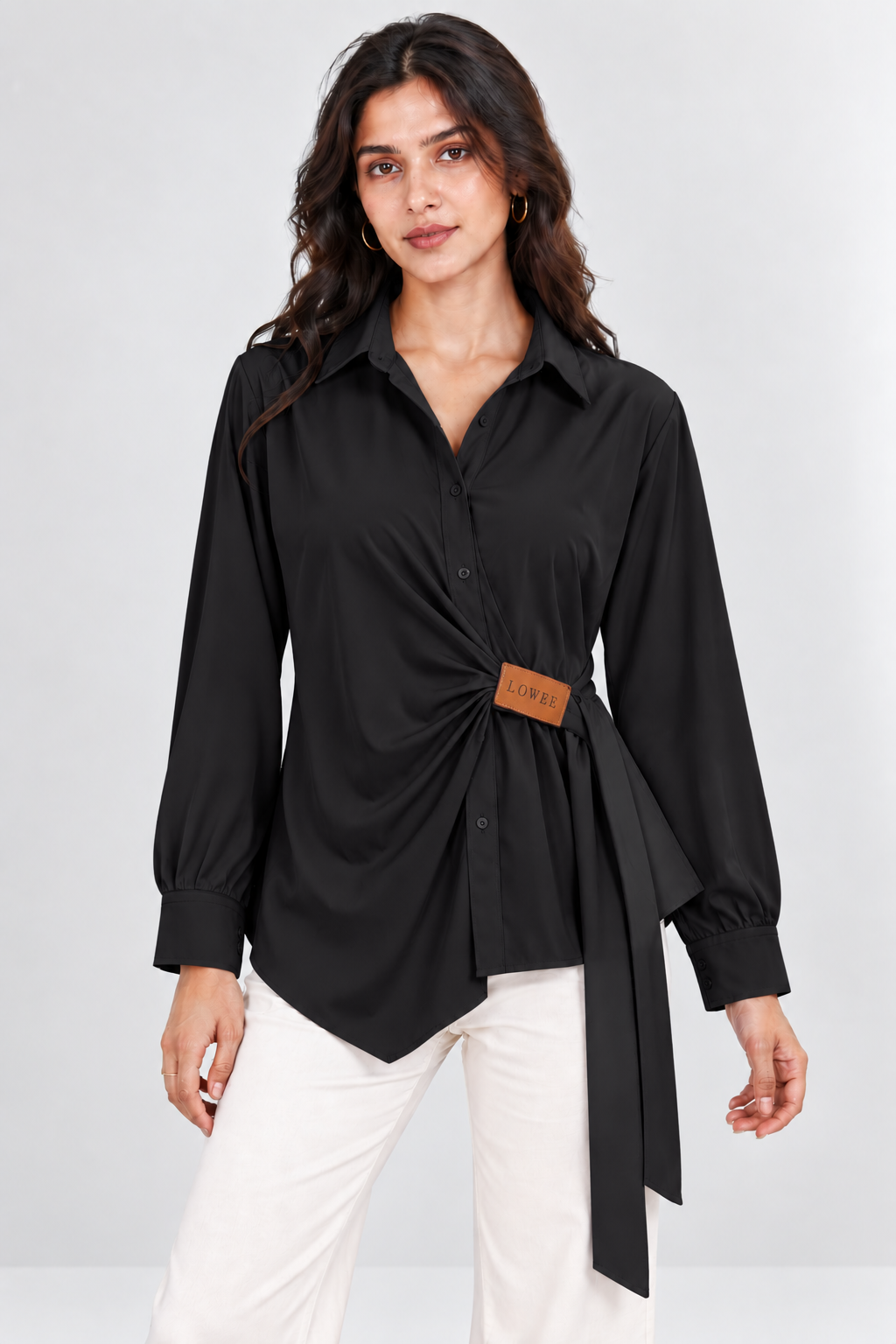 Tie-Waist Shirt