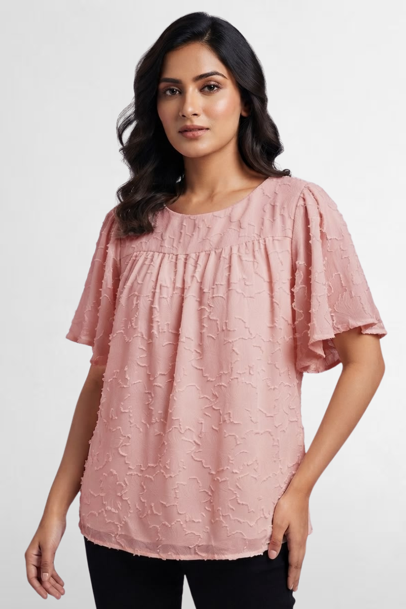 Flutter Sleeve Top