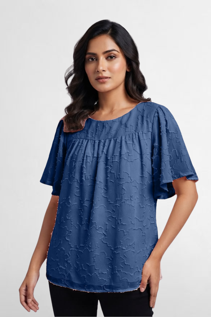 Flutter Sleeve Top