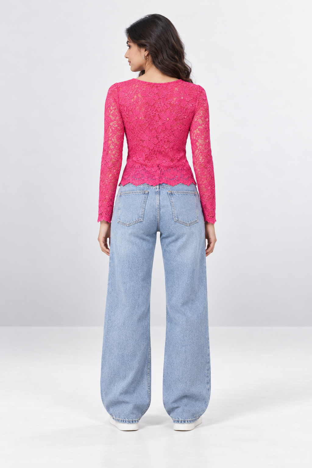 Lace Bloom Bling Top