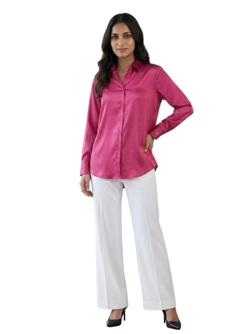 Cowl Drape Shirt