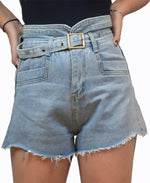 Load image into Gallery viewer, High Waist Denim Shorts - Fashion Tiara
